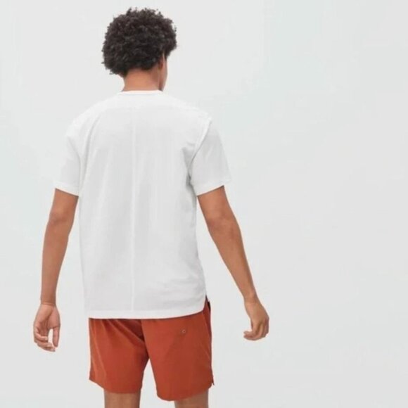 Everlane Uniform The Sport Crew Neck Short Sleeve Tee White Mens - Picture 2 of 6